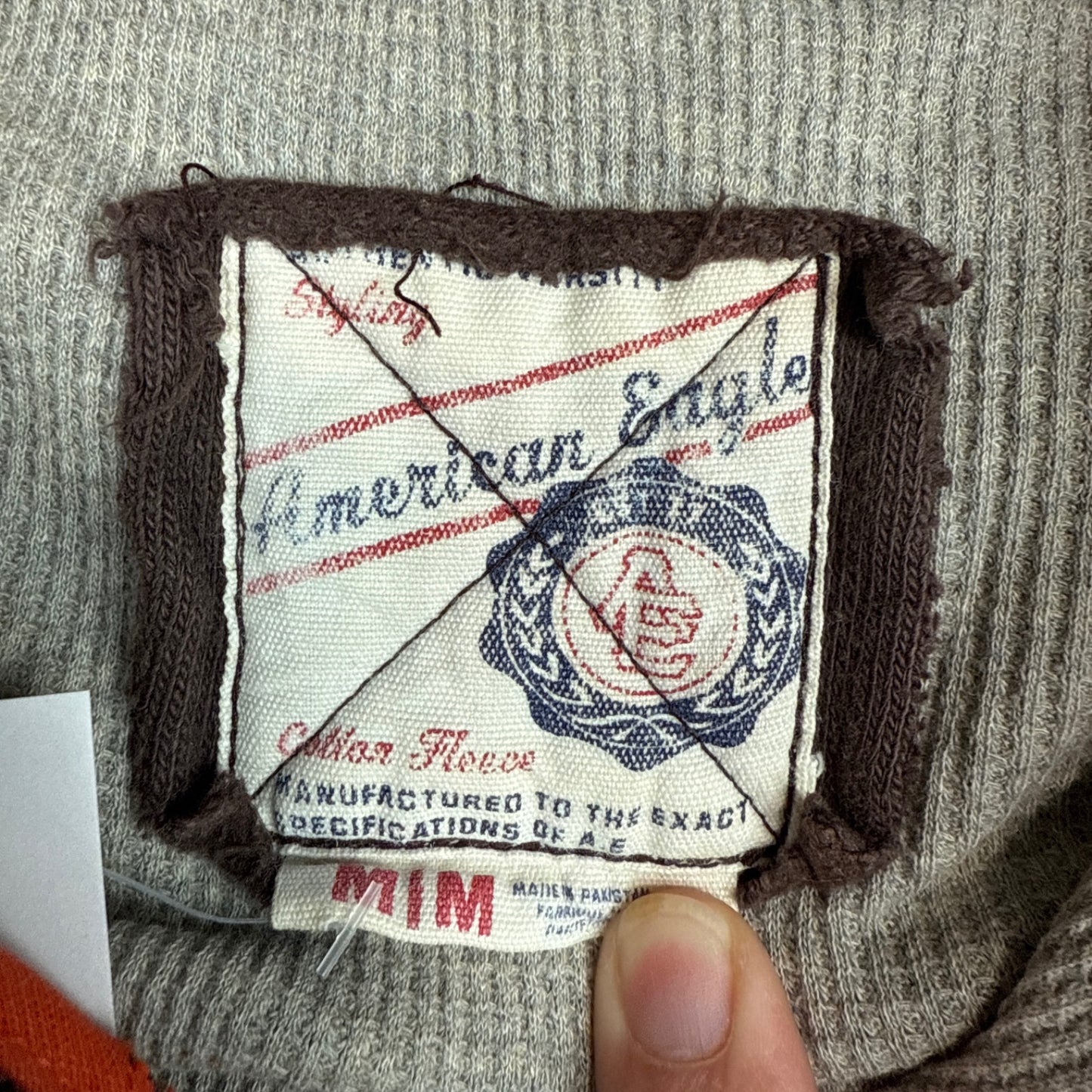 American Eagle Zip Hoodie - Brown (M)