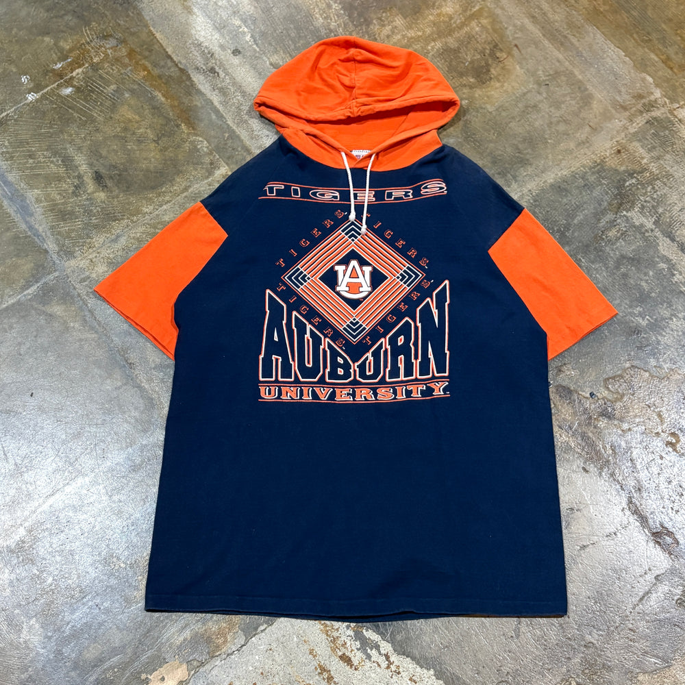 Auburn Tigers Short Sleeve Raglan Hoodie