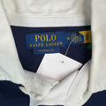 Polo Ralph Lauren Classic Fit Rugby Shirt - Navy Blue and Green (M)