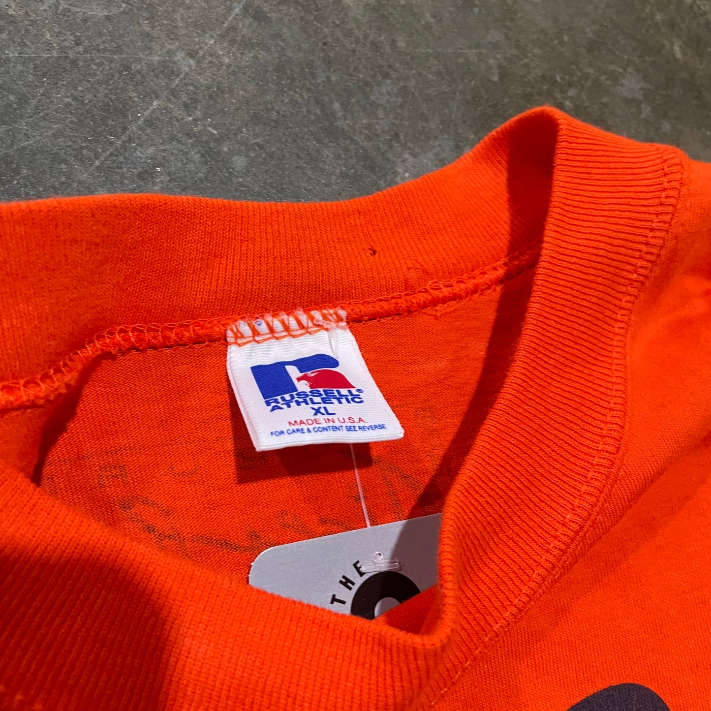 War Damn Eagle Auburn Russell Orange Tee