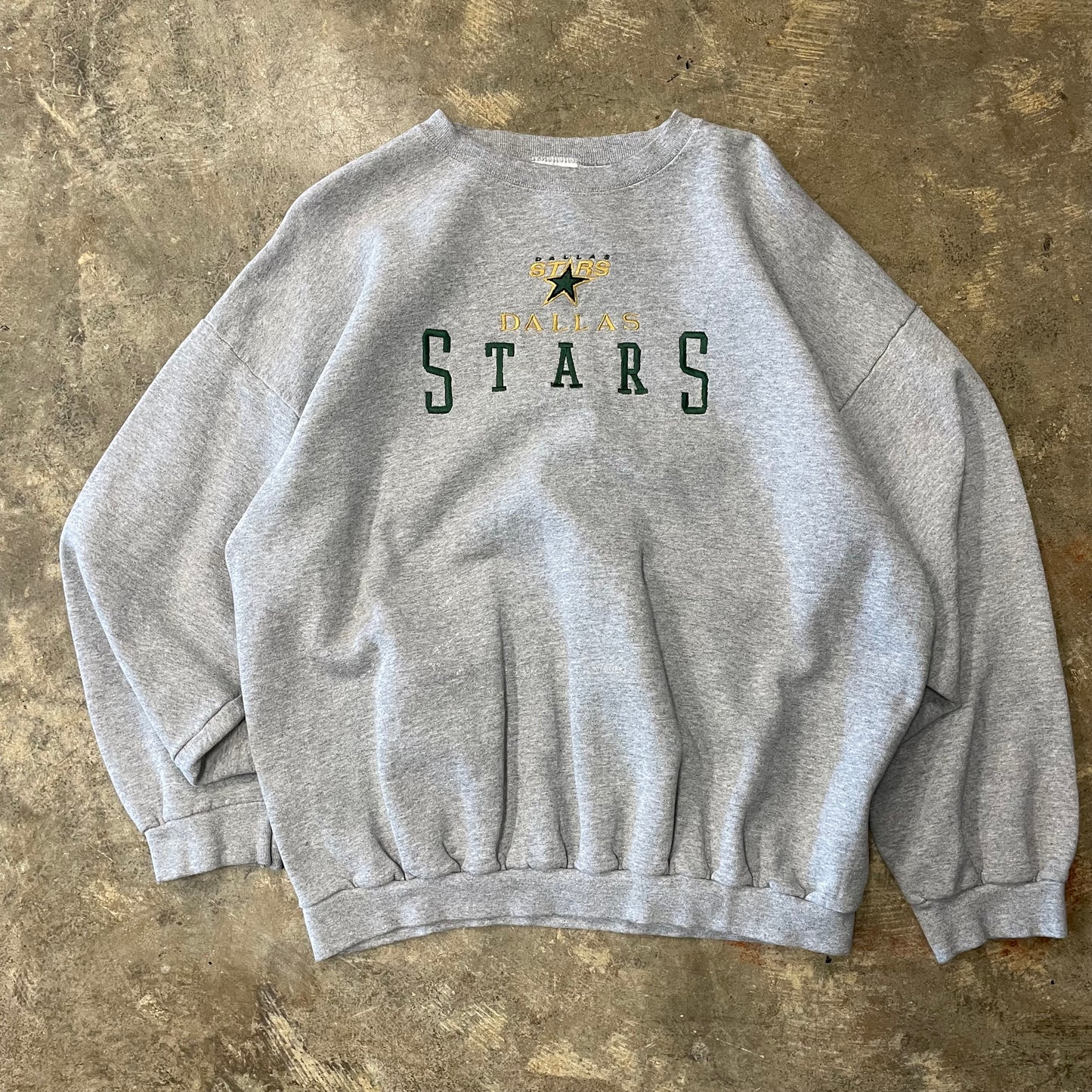 Dallas Stars Grey Embroidered tee