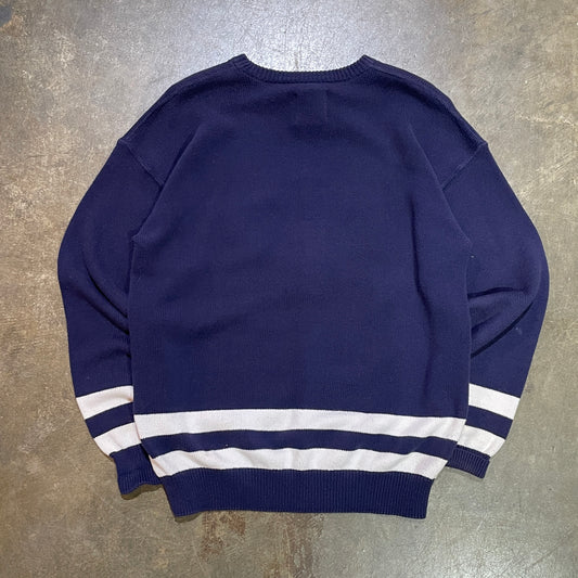 Navy Knit Super Bowl 92' Sweater