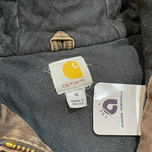 Carhartt Brown Distressed Work Jacket