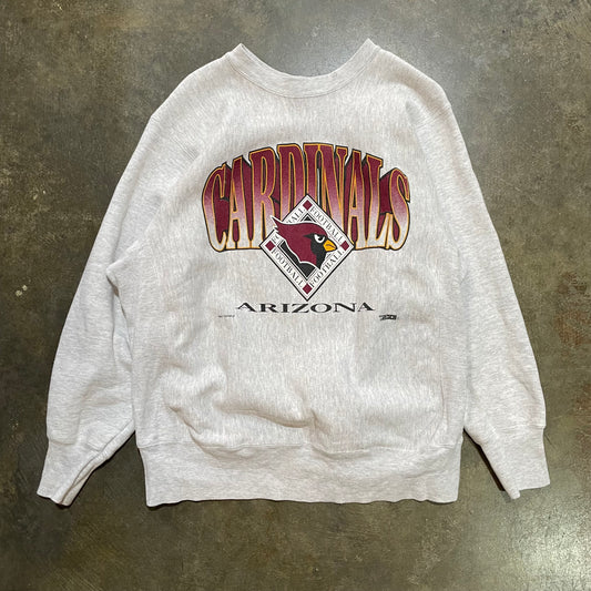 Grey Arizona Cardinals Crewneck