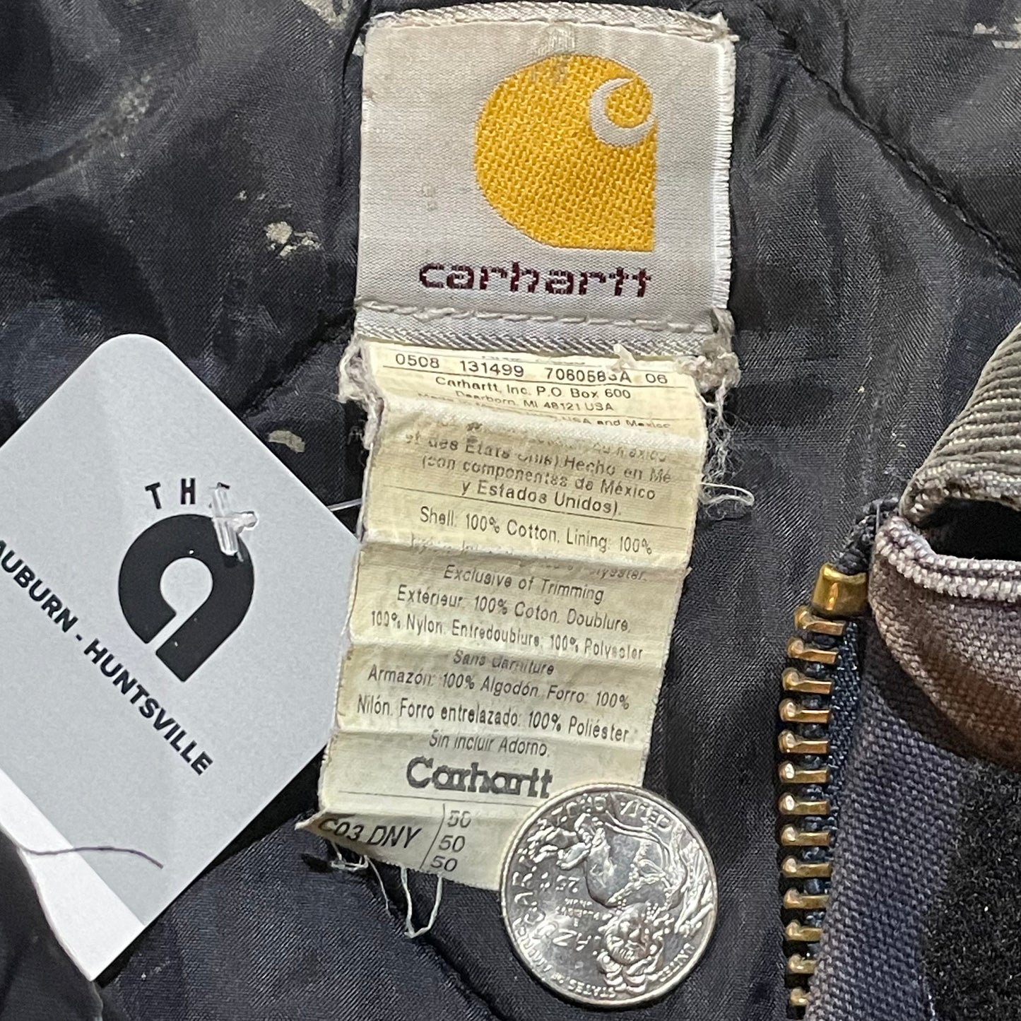 Navy Carhartt Johnson Controls Jacket31