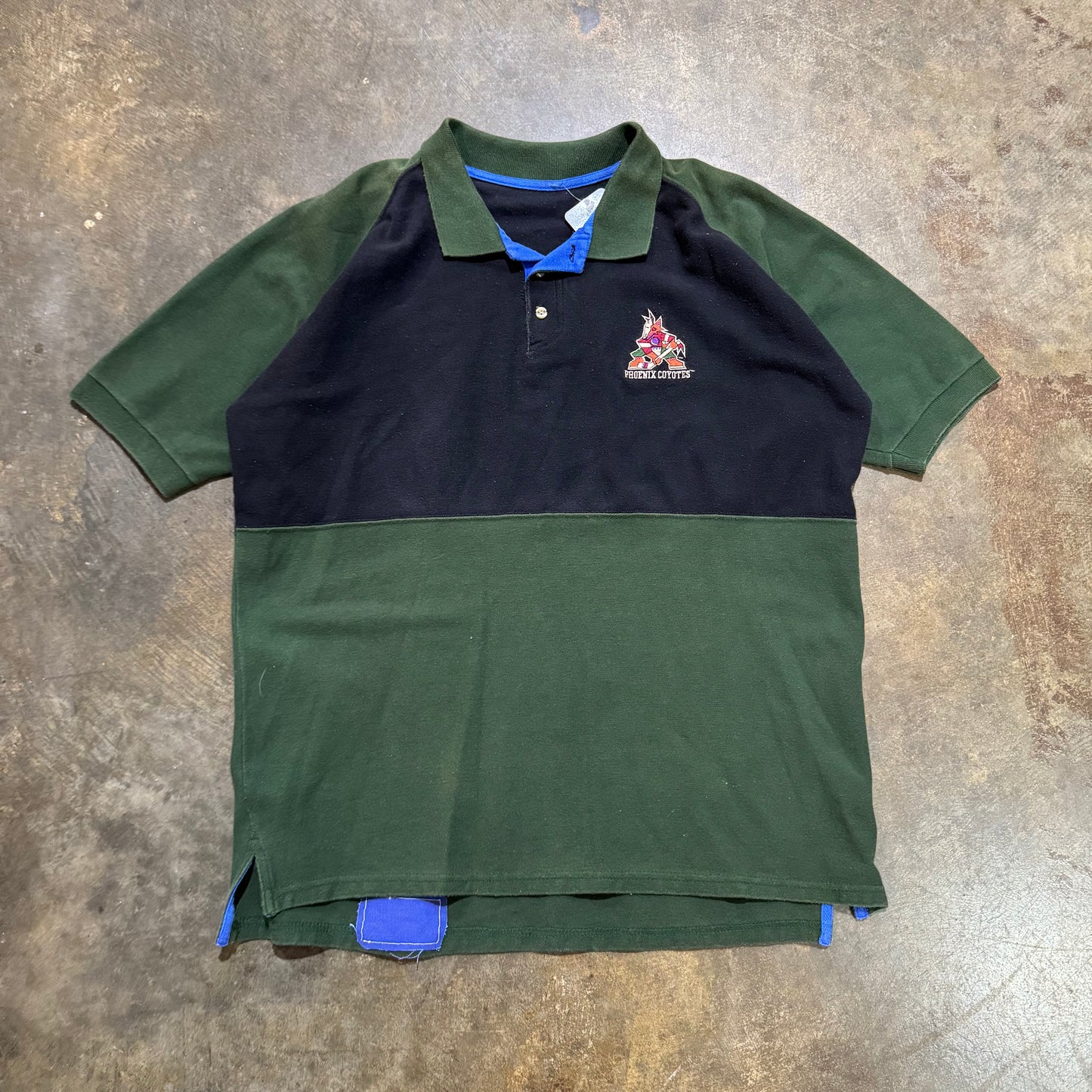 Black and Green Pheonix Coyotes Polo