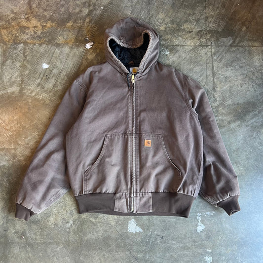 Mocha Carhartt Hooded Jacket