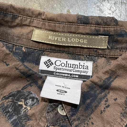 Columbia River Lodge Dog Button Down