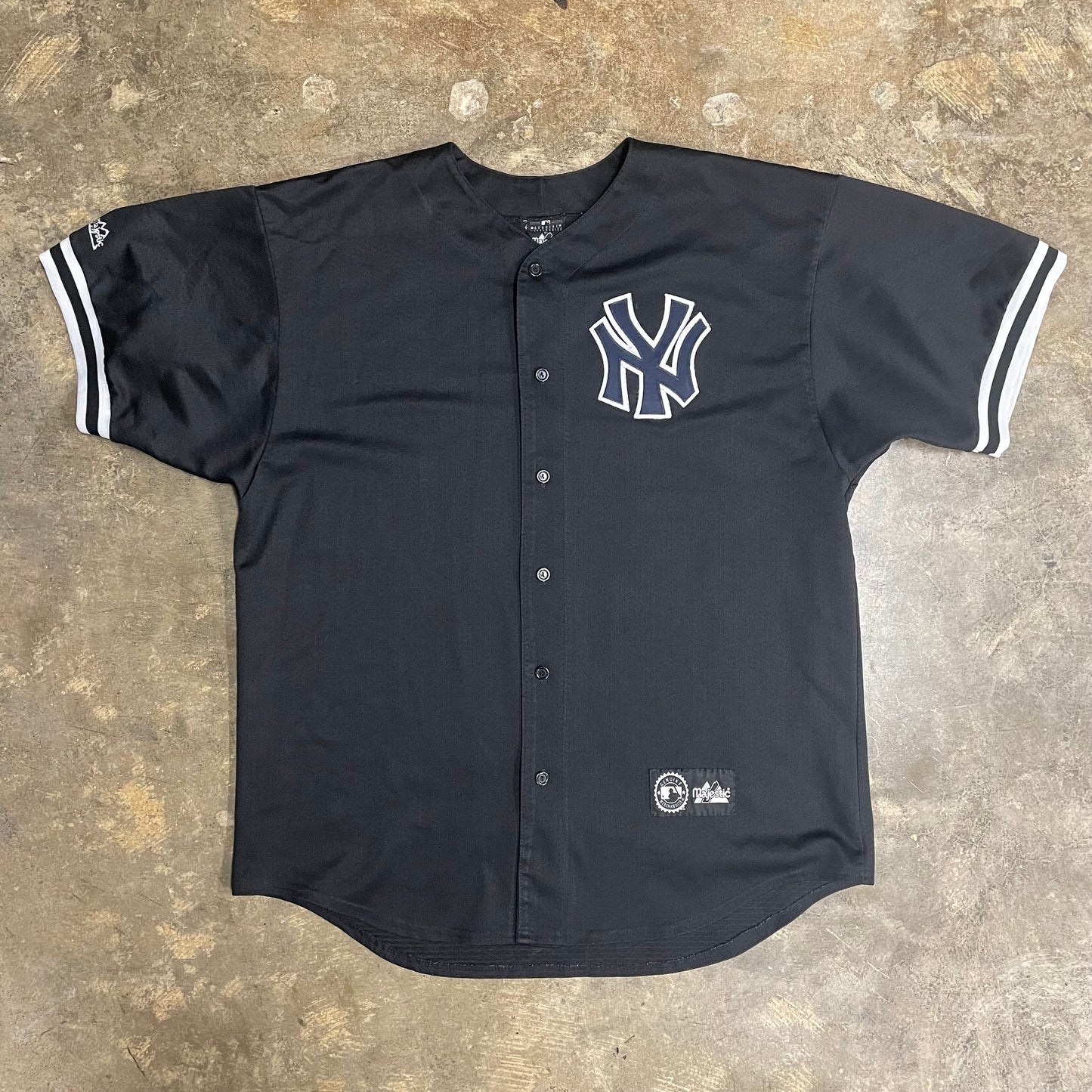 NY Yankees Black Blank Jersey