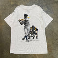 Baseball Batter Pinstripe Art Tee