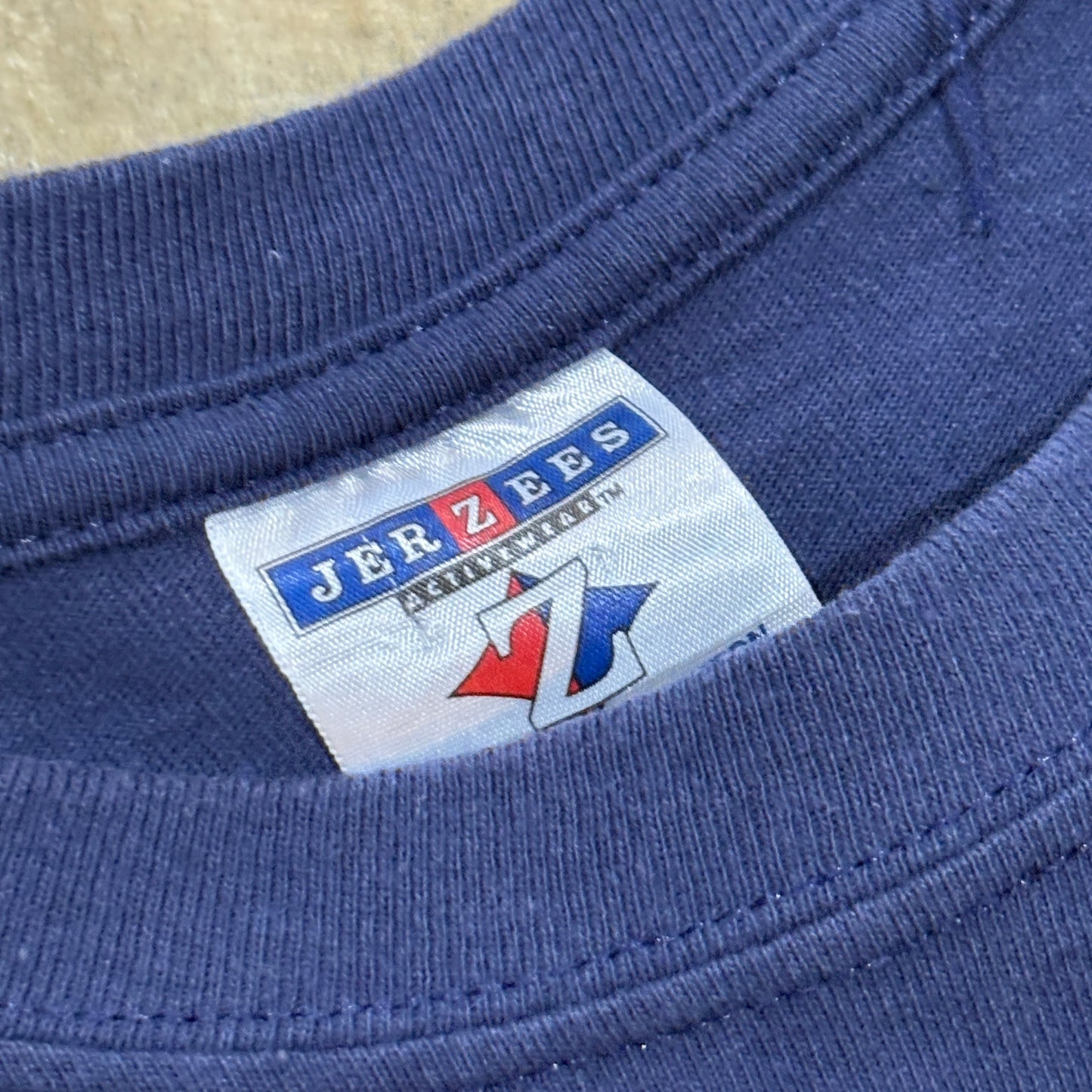 Navy Fuzzy AU Auburn Tee