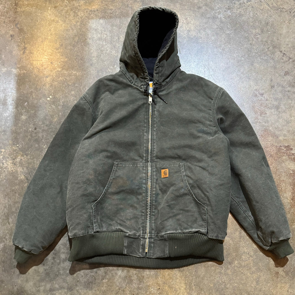 Green Carhartt Hooded Jacket 3