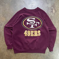 Maroon SF 49ers Crew