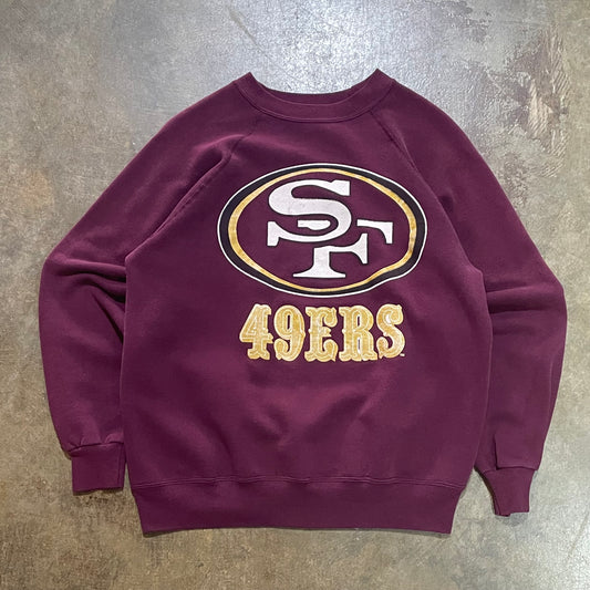 Maroon SF 49ers Crew
