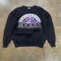 Black 1991 Colorado Rockies Tultex Crew