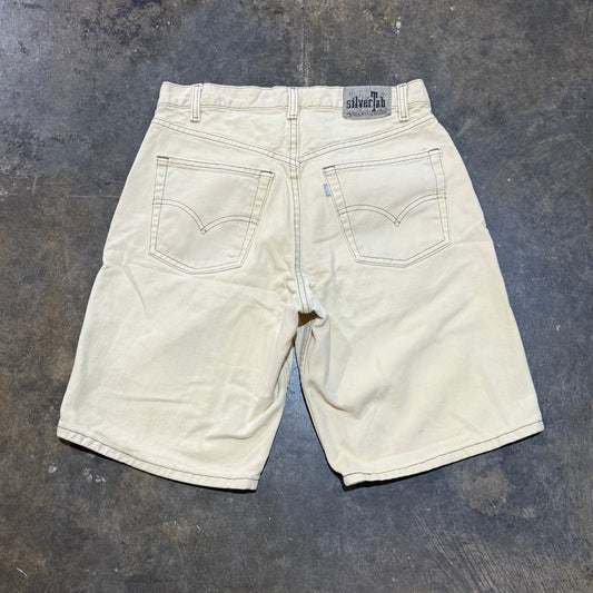 Carpenter Shorts Loose Fit Off White