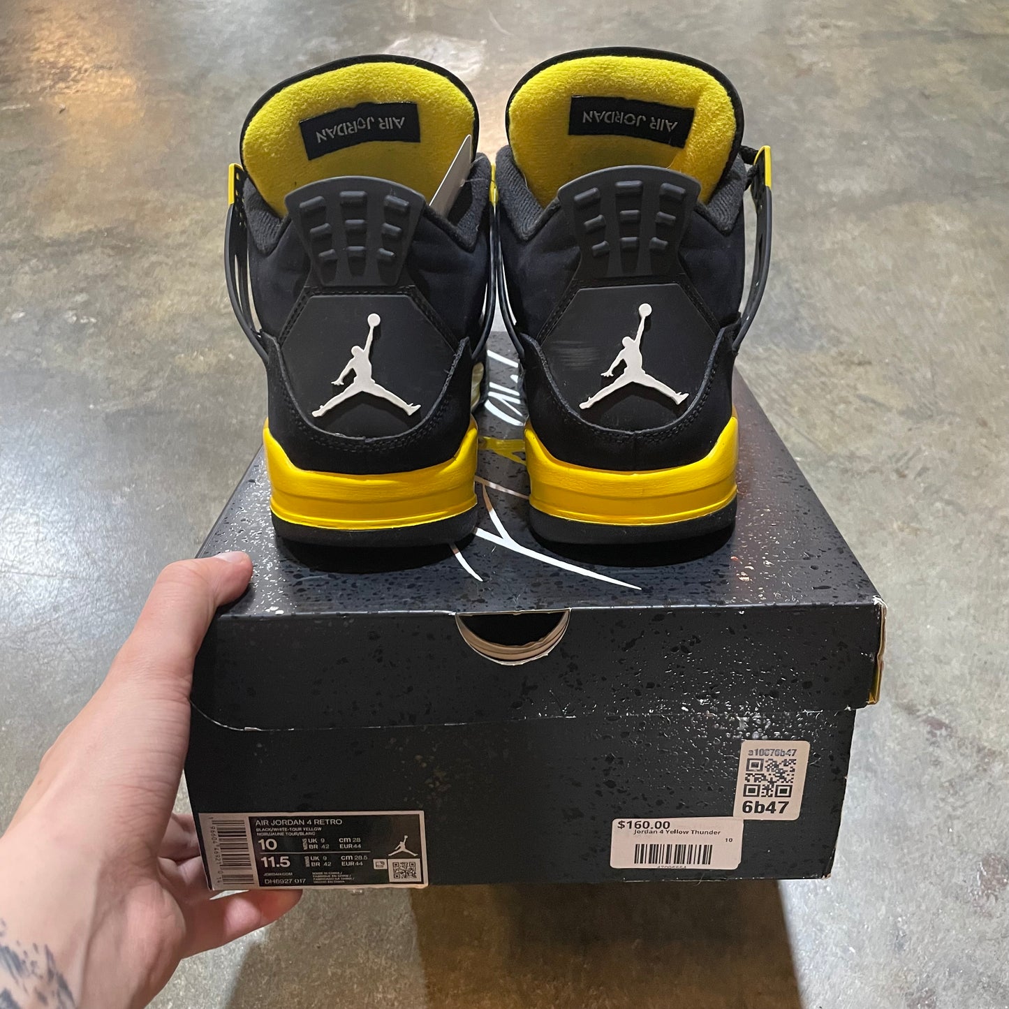 Jordan 4 Yellow Thunder