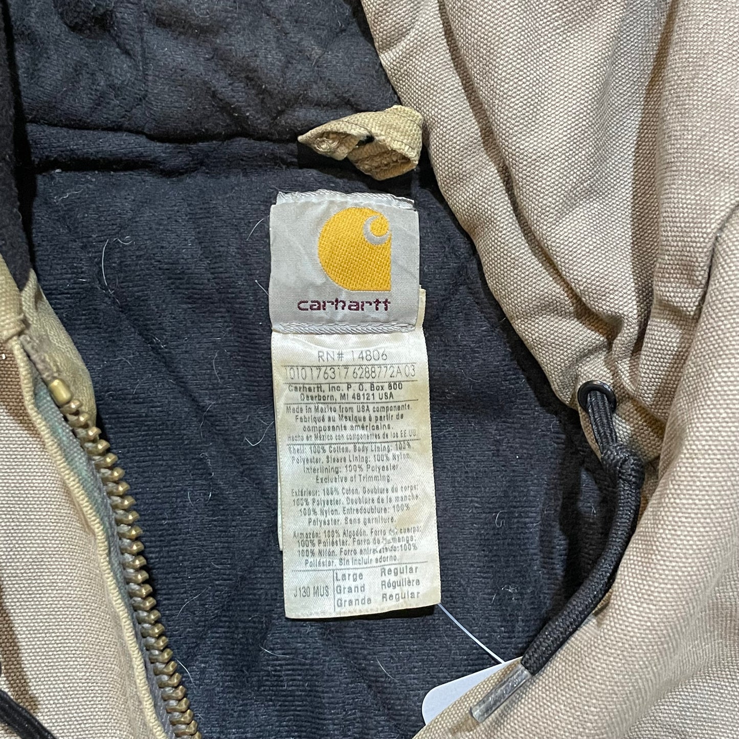 Beige Carhartt Hooded Jacket5