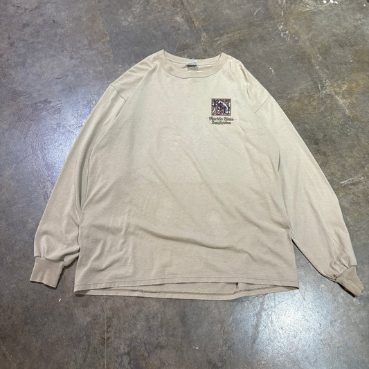 Tan FSU Paisley LS Tee