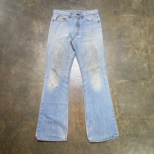 Light Wash Levi's Flare Denim Jeans (33x34)