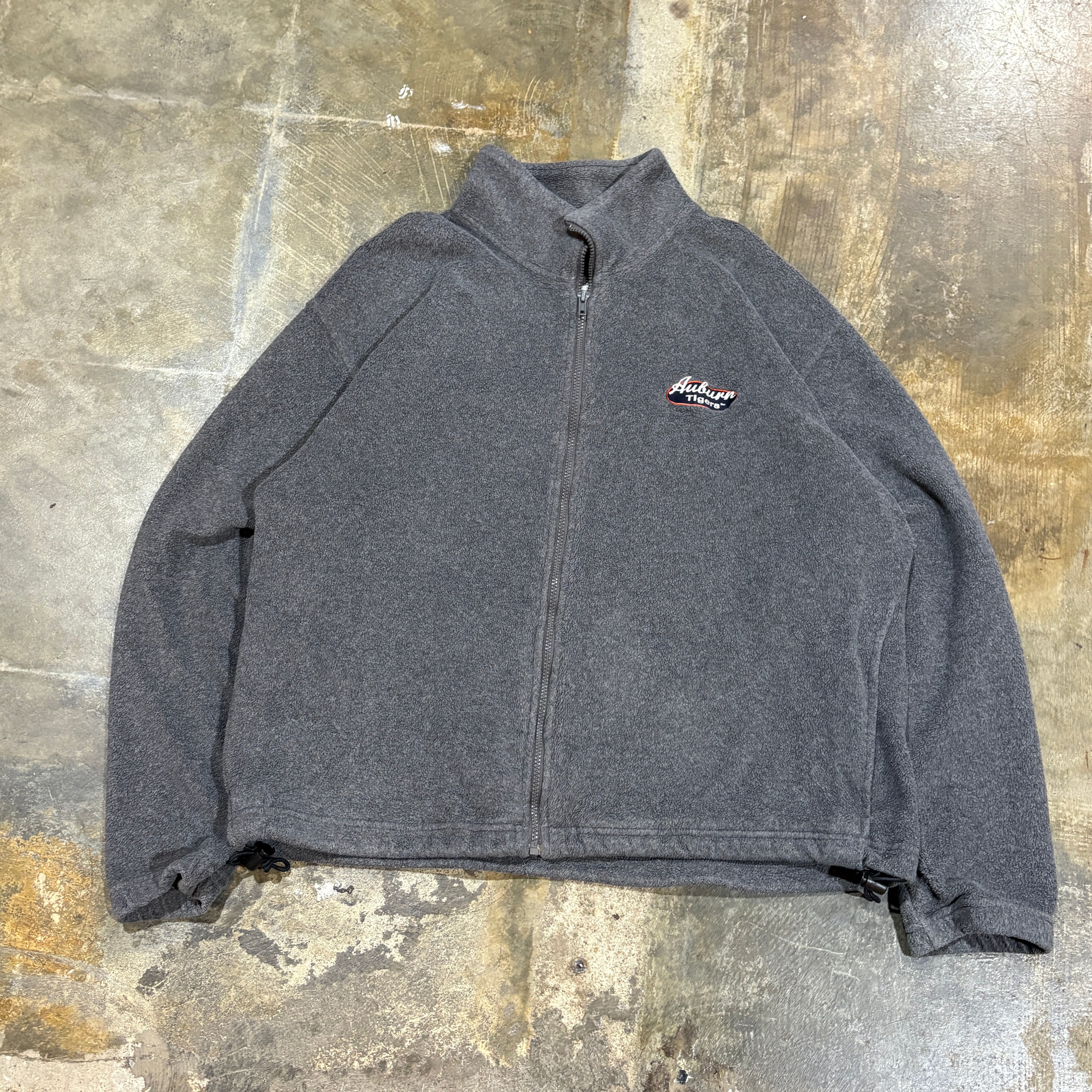 Grey Fleece Auburn Tigers Zip Up