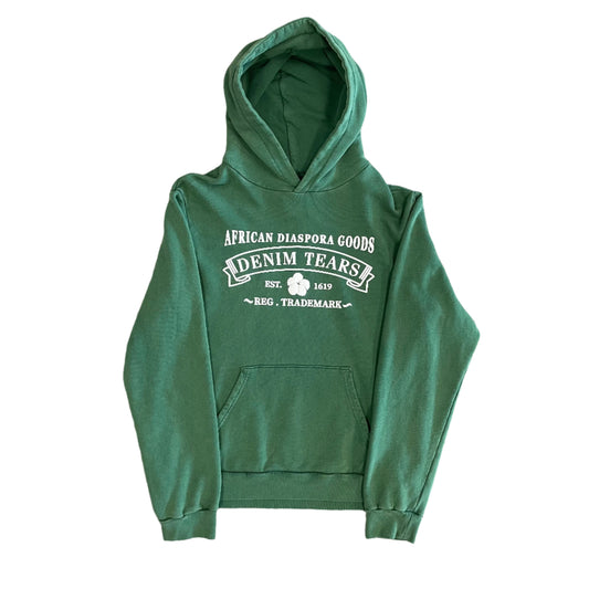 Denim Tears ADG Washed Hoodie Green