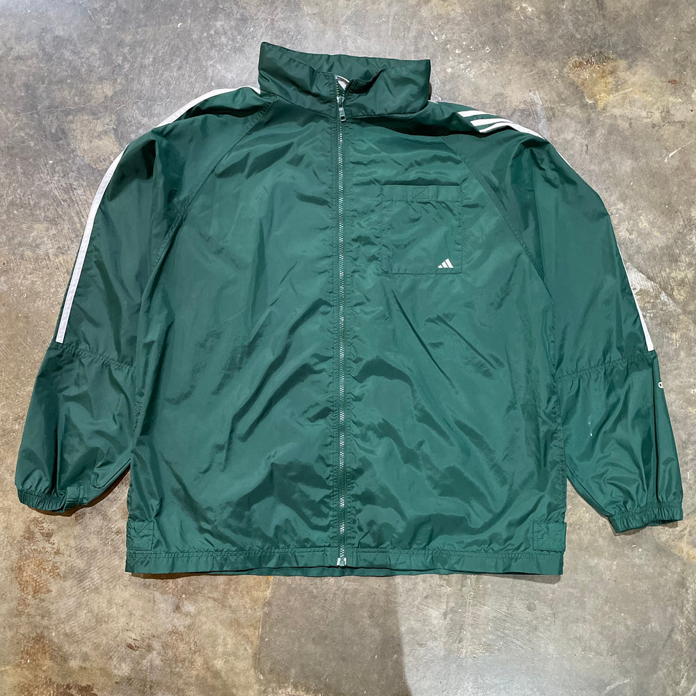 Green Adidas ZIp Up