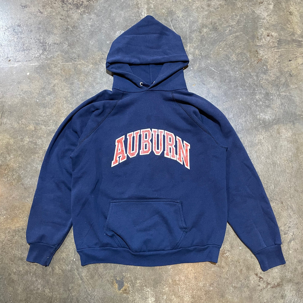 80s Auburn Arch Logo Raglan Hoodie