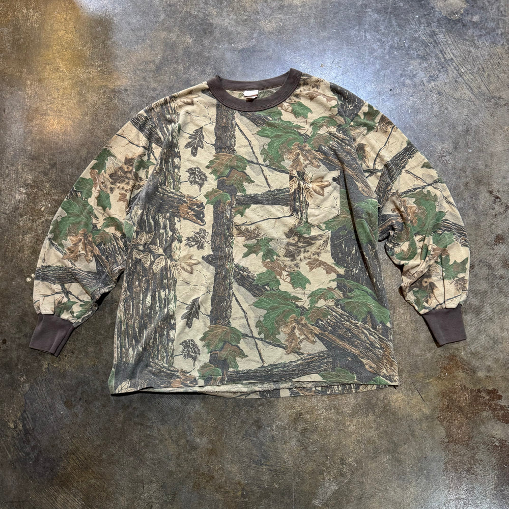 Camo Redhead LS Pocket Tee