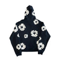 Denim Tears Hooded Wreath Sweatshirt Black