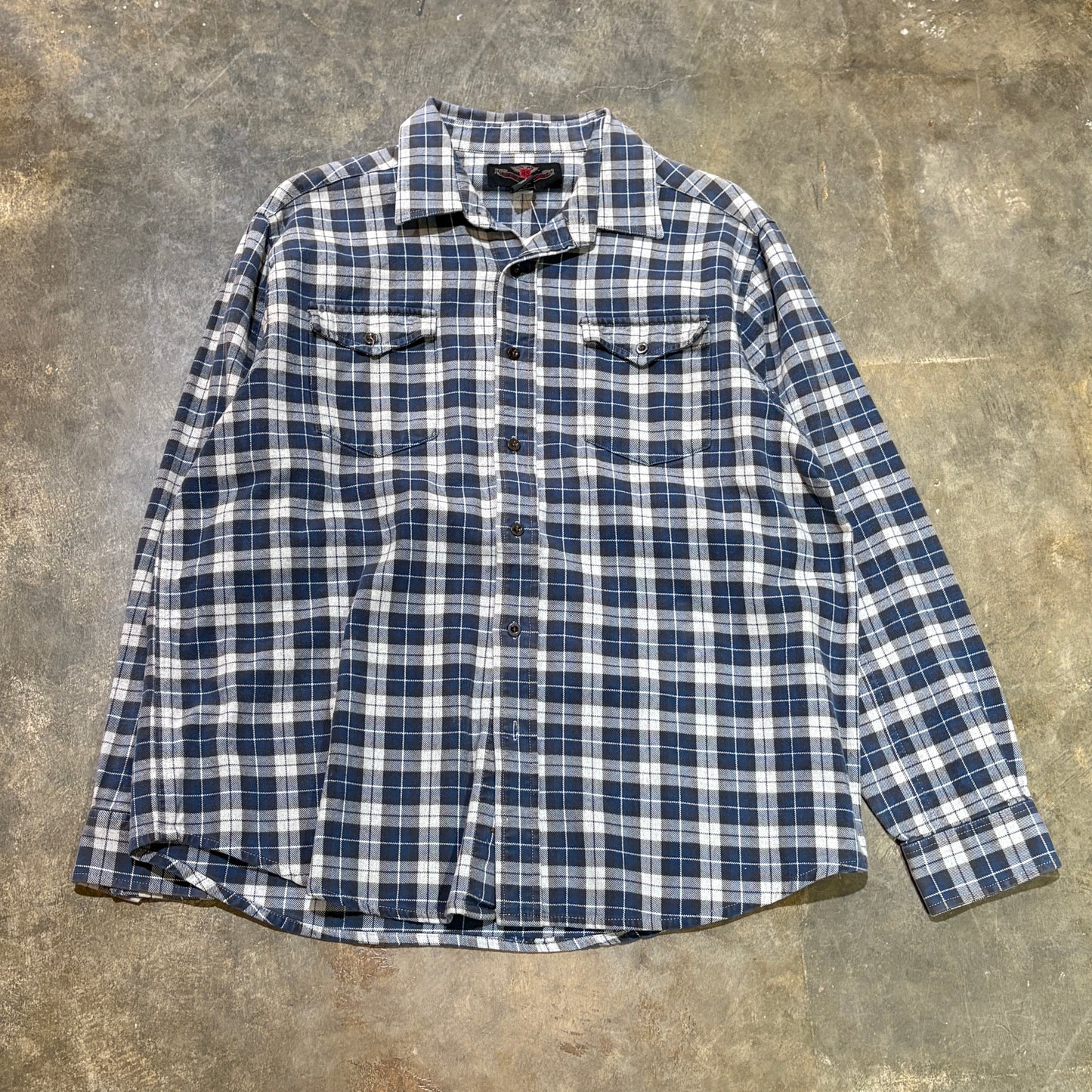 Steve & Barry's Grey and Blue Flannel