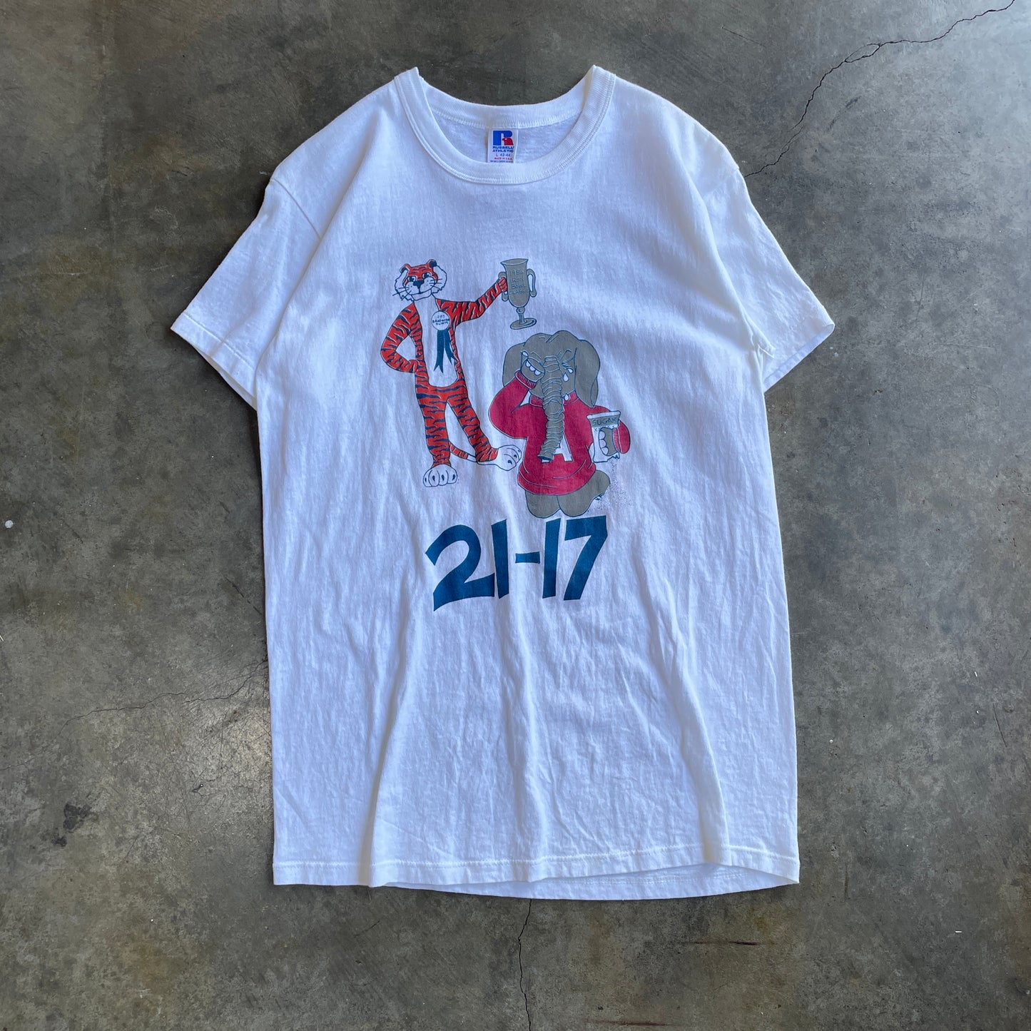 1986 Auburn Iron Bowl Tee