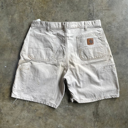 Khaki Carhartt Carpenter Shorts 143