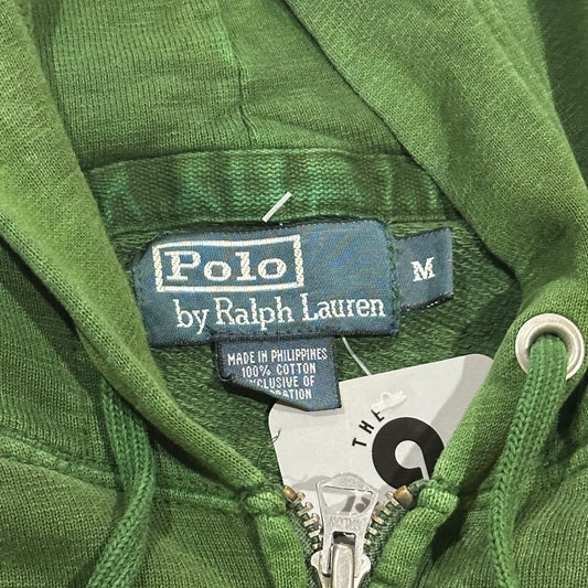 Polo Green Orange Zip UP Hoodie