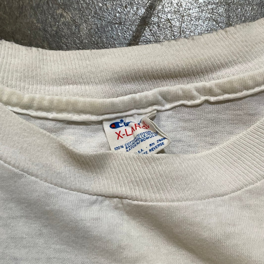 Champion Simple White Denison Tennis Pocket Tee