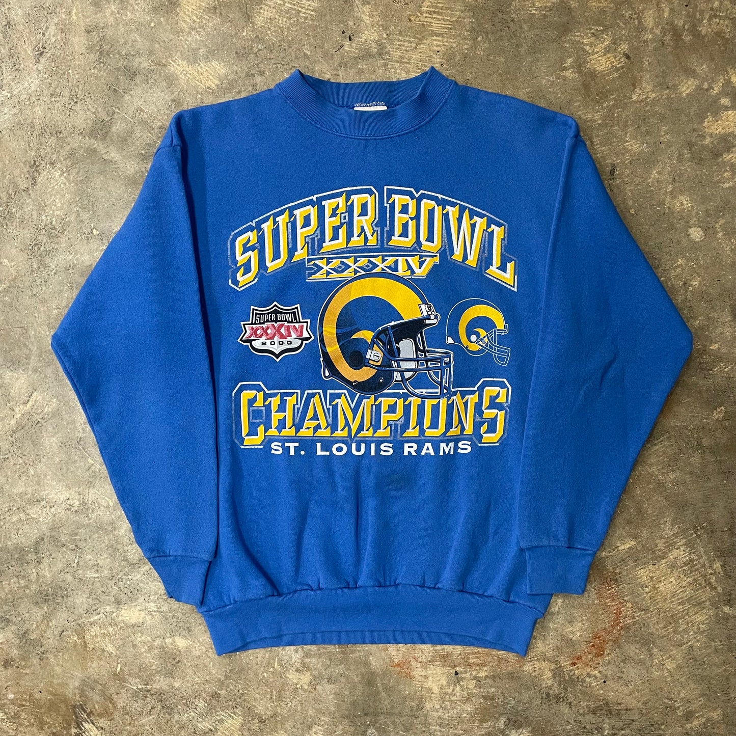 SB XXXIV Rams Blue Crew