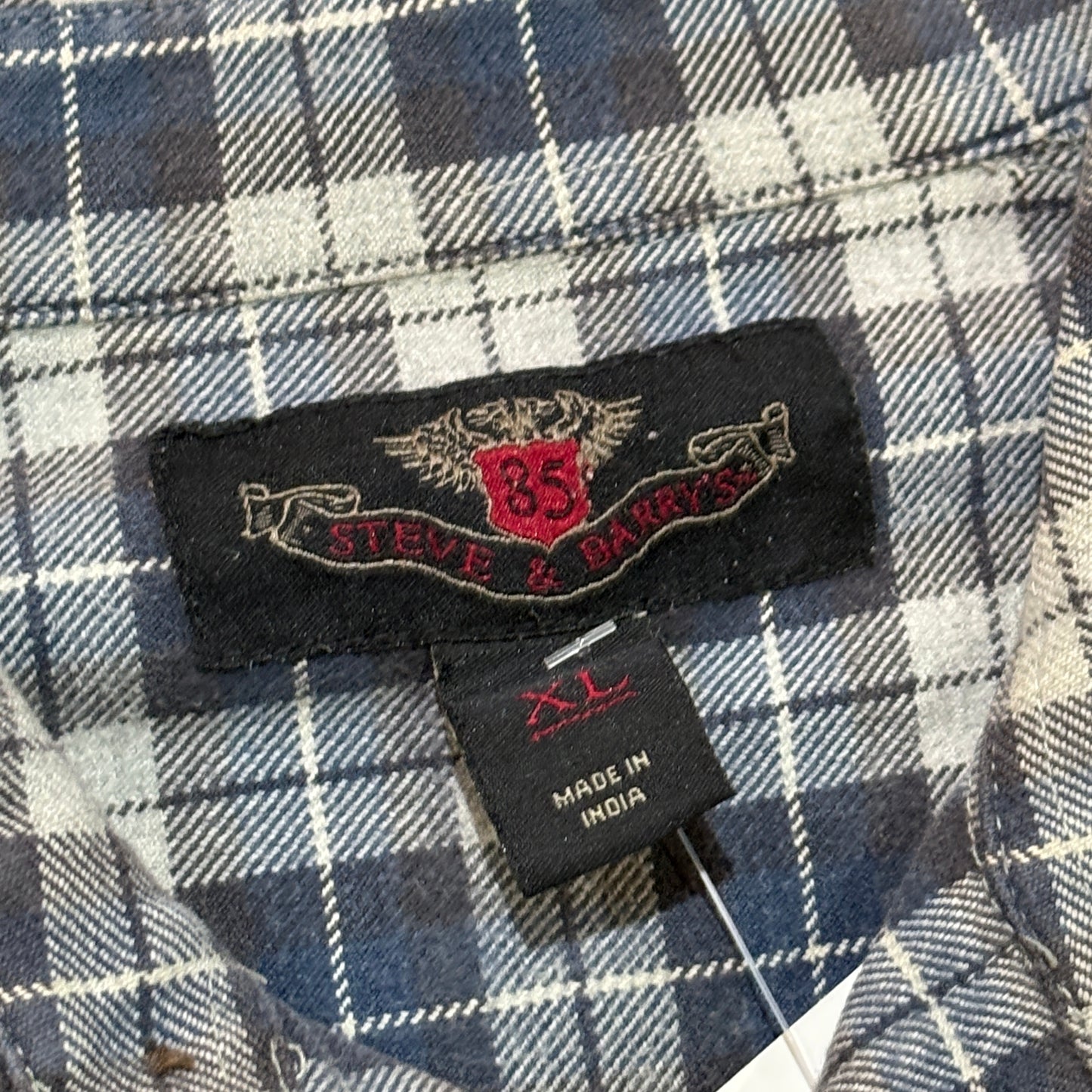 Steve & Barry's Grey and Blue Flannel