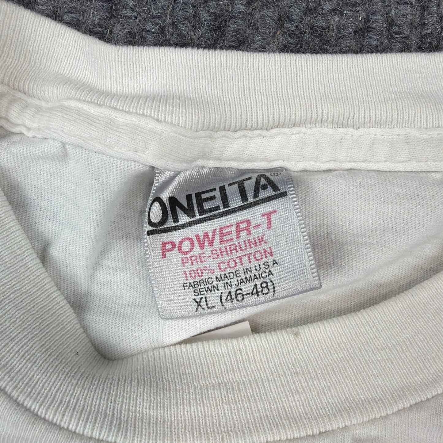 Oneita Power-T What on Earth Are You Doing T-Shirt - White (XL)