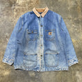 Carhartt Denim Chore Blanket Lined Jacket25