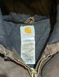 Dark Brown Carhartt Hooded Jacket