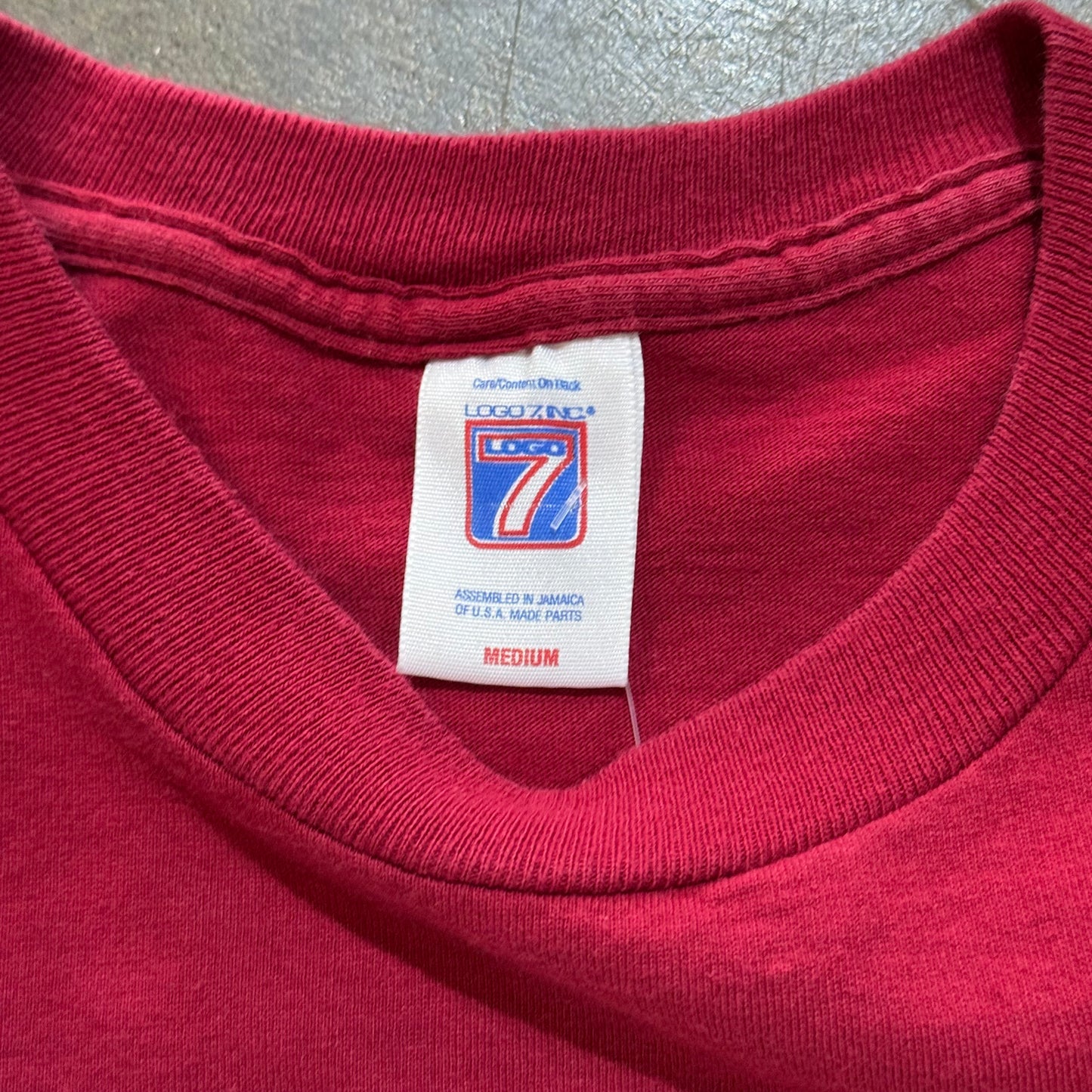 Red 1991 Arizona Cardinals NFL Football Logo 7 Tee