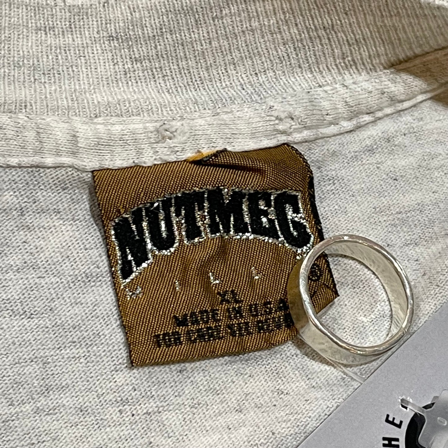 Grey 1993 Nutmeg Carolina Panthers Breakthrough Tee