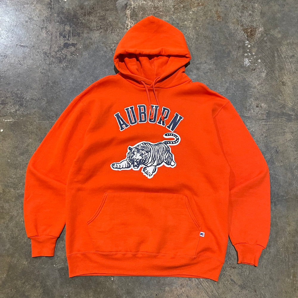 Orange Russell Auburn Jumping Tiger Hoodie