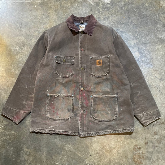 Carhartt Brown Painted Chore Coat