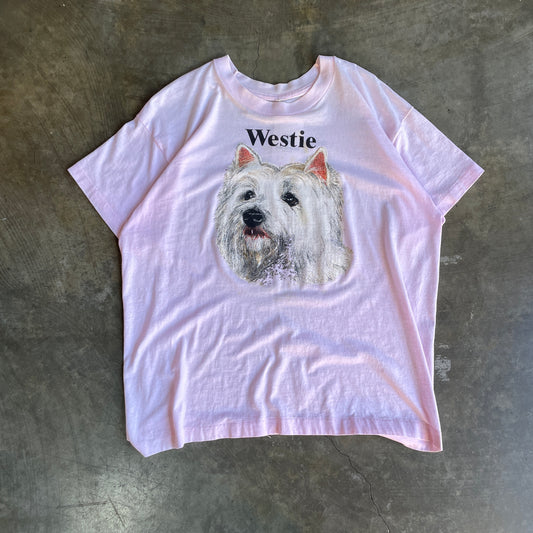 Pink Westie Dog Shirt