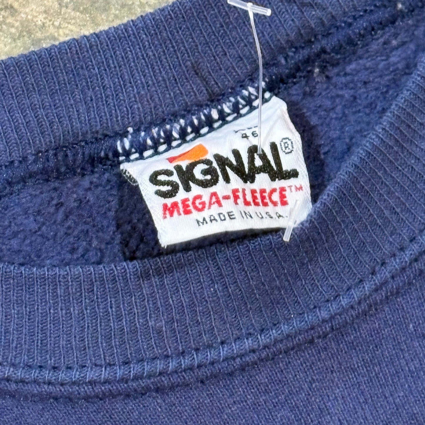 Signal Mega-Fleece Auburn Navy Crewneck