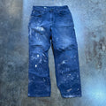 Navy Blue Bleached Carpenter Pants20