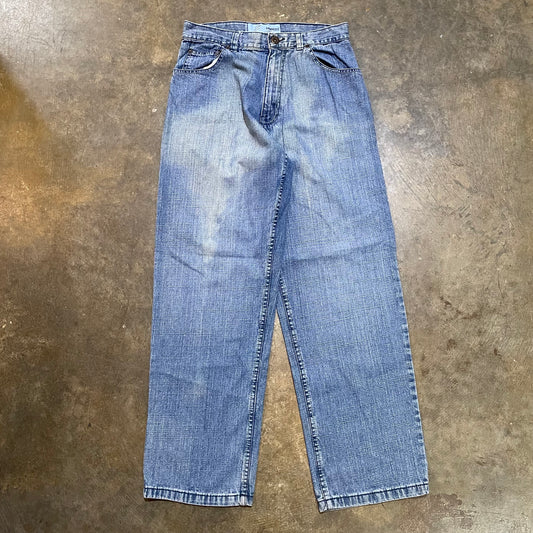 Y2K Evolution Faded Wash Baggy Jeans