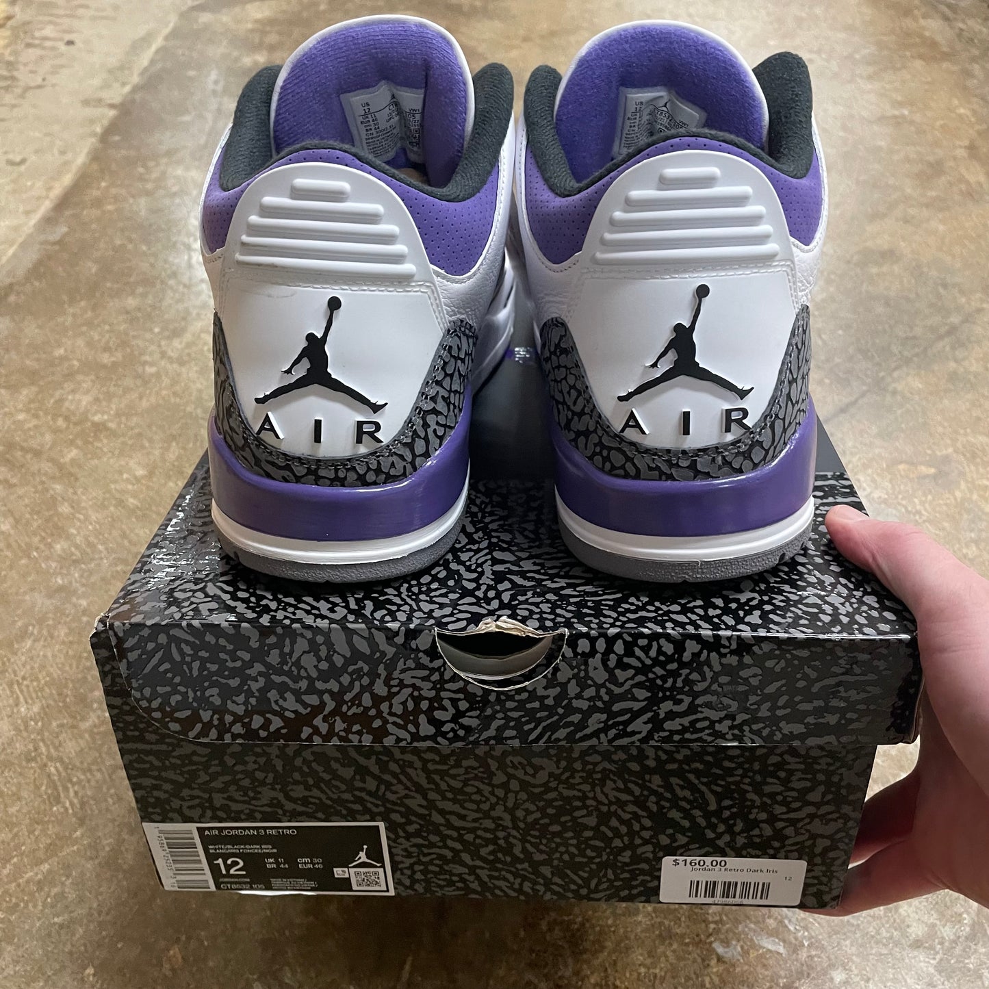 Jordan 3 Retro Dark Iris