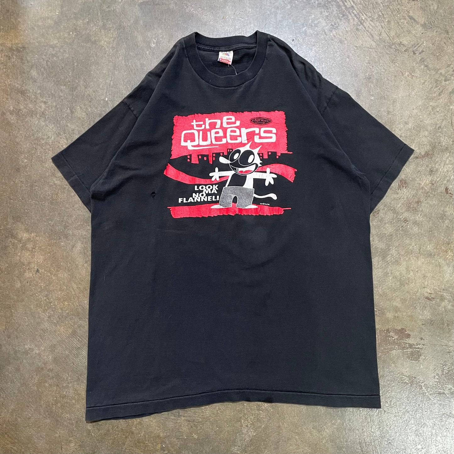 Black/Red "The Queers" Tee